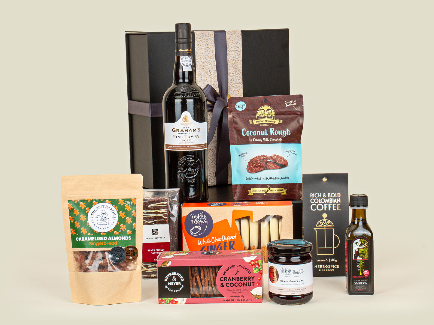 HARCOURTS TAWNY PORT AND TREATS GIFT BOX