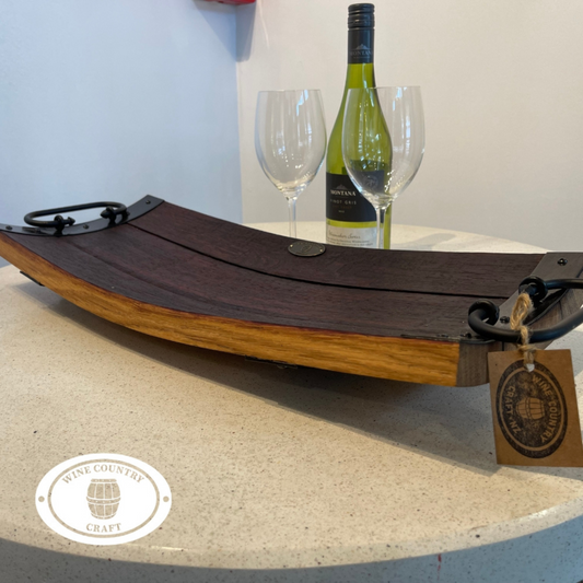 ‘Merlot’ Wine Barrel Platter