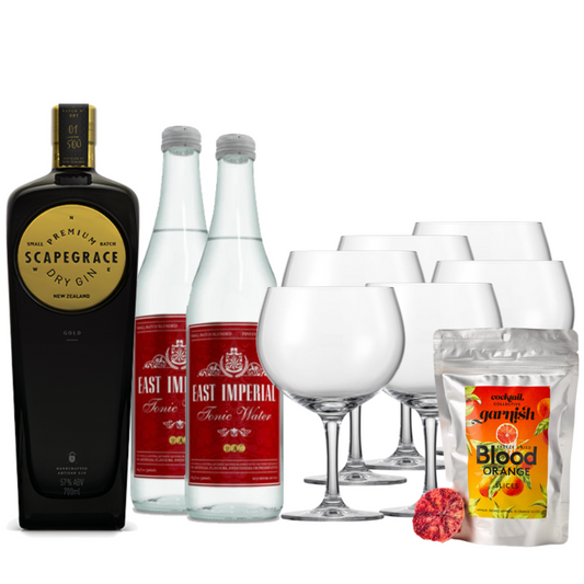 Scapegrace Gold Gin & Tonic Set - $250